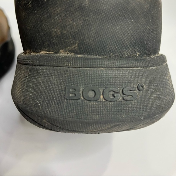 Bogs freedom lace up boots insulated brown leather black womens size 6.5 - Picture 7 of 9